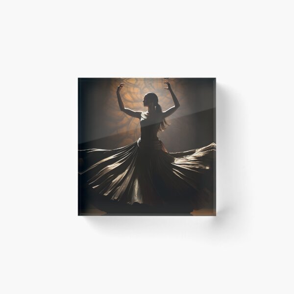 Item preview, Dancing Indian Girl Poster  designed and sold by Urban  Charms.