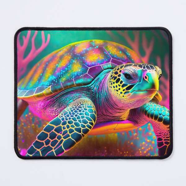 Item preview, Neon Glowing Pink Sea Turtle designed and sold by JohnXD247.