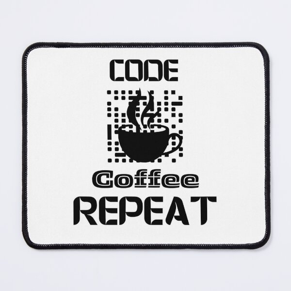 Item preview, computer engineer programmer coding tech black and white coffee code designed and sold by DesignYourWaystore.