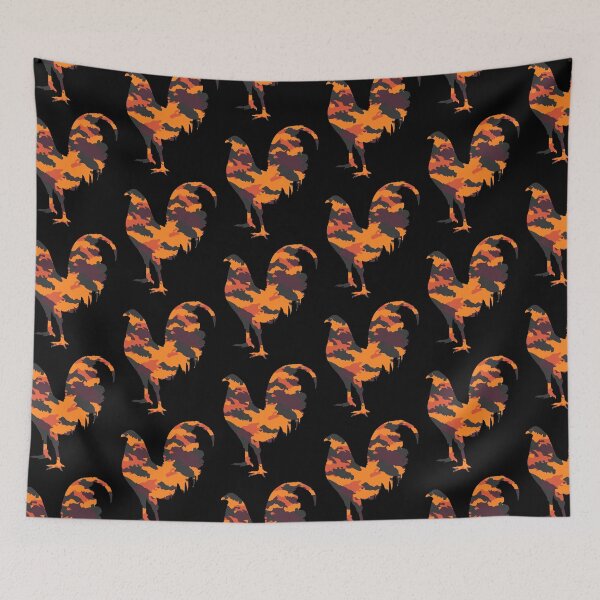 Item preview, Camouflage Rooster designed and sold by elizaldesigns.