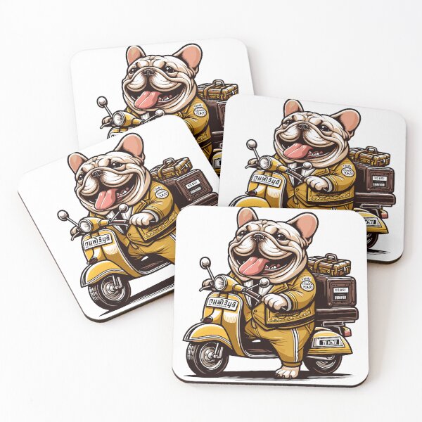 Item preview, Papa bull dog is motorcycle taxi driver designed and sold by olopaw.