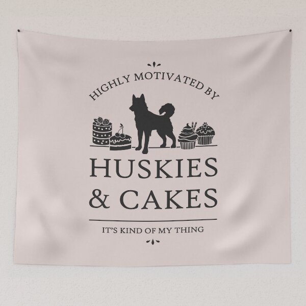 Item preview, Highly Motivated by Huskies and Cakes designed and sold by RycoTokyo81.