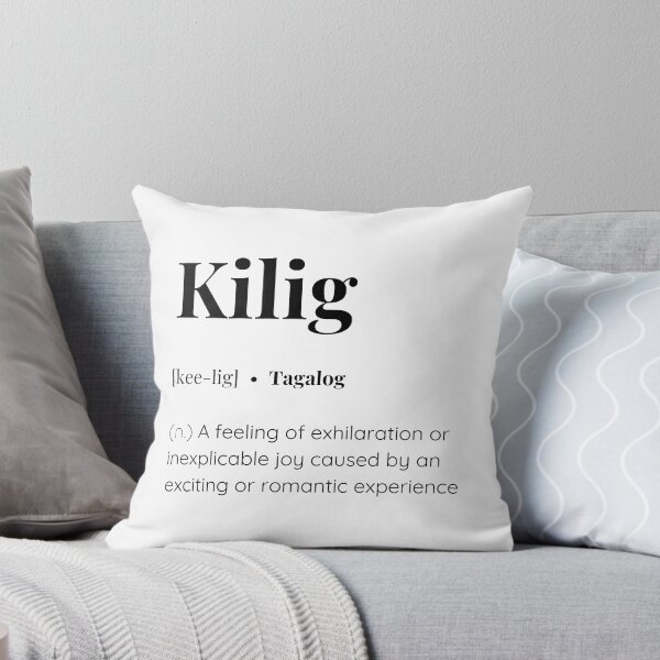 Item preview, Kilig Tagalog word meaning  designed and sold by SimplyMots.