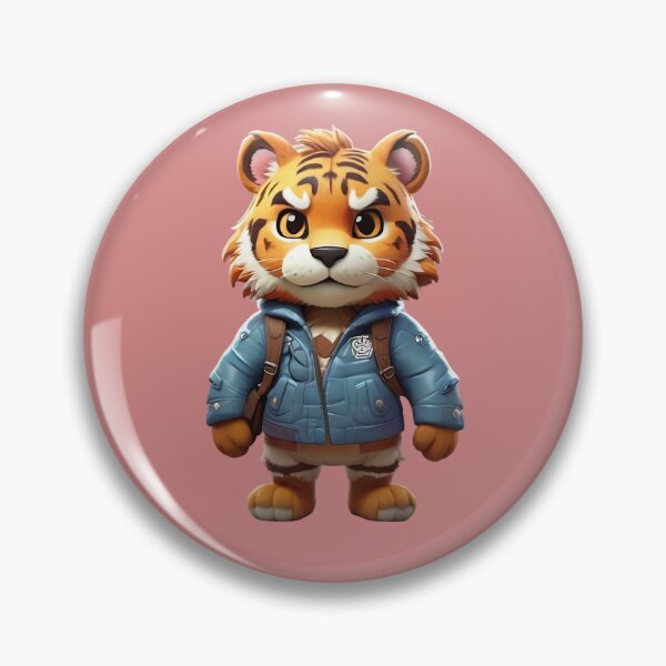 Item preview, winter cute little tiger designed and sold by DigiArtFusion.