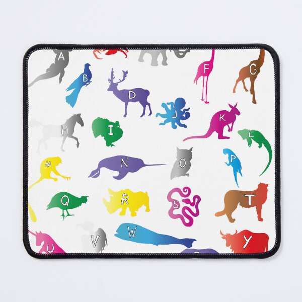 Item preview, Animal with letters. Children's alphabet, cute drawing of tropical animals designed and sold by Anastasiia Yurevych.