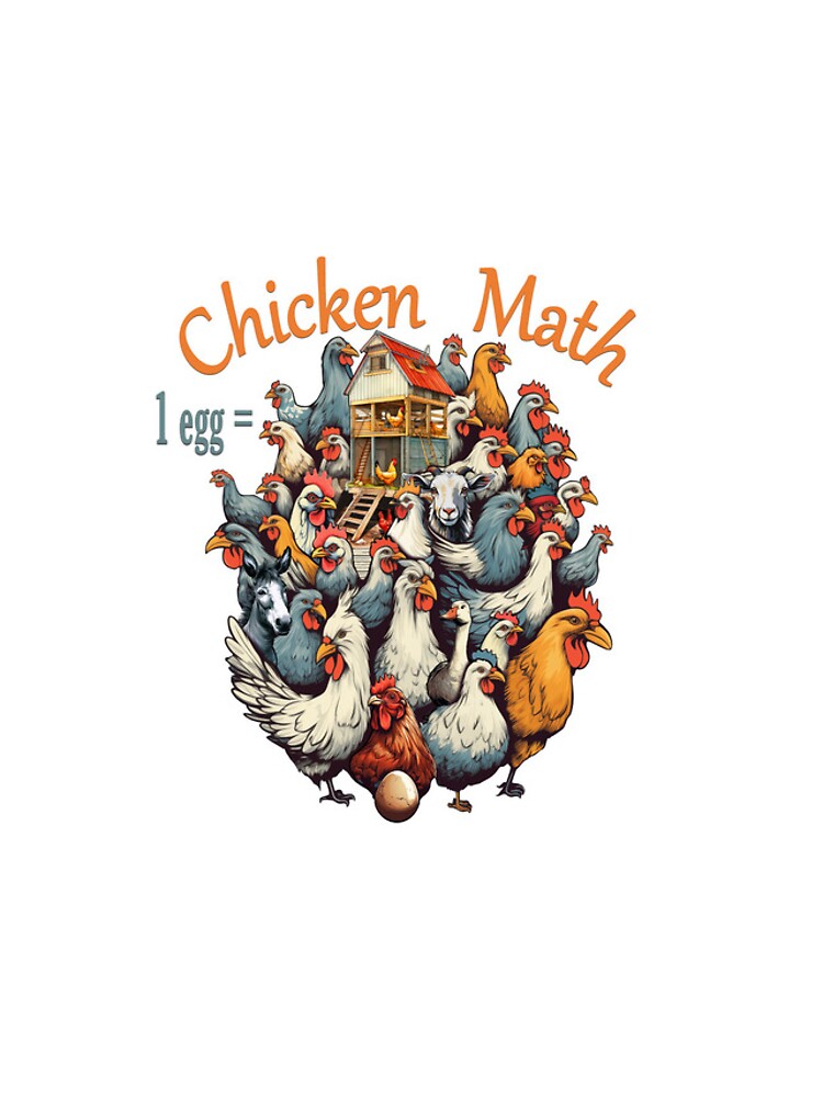 Thumbnail 4 of 4, iPhone Case, Chicken Math designed and sold by Whimsaurus.