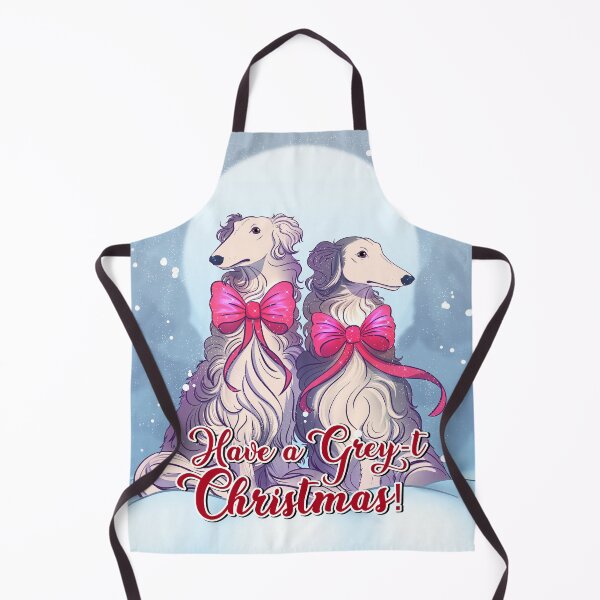 Item preview, Have a grey-t Christmas Borzoi illustration designed and sold by Iluvmygreyhound.