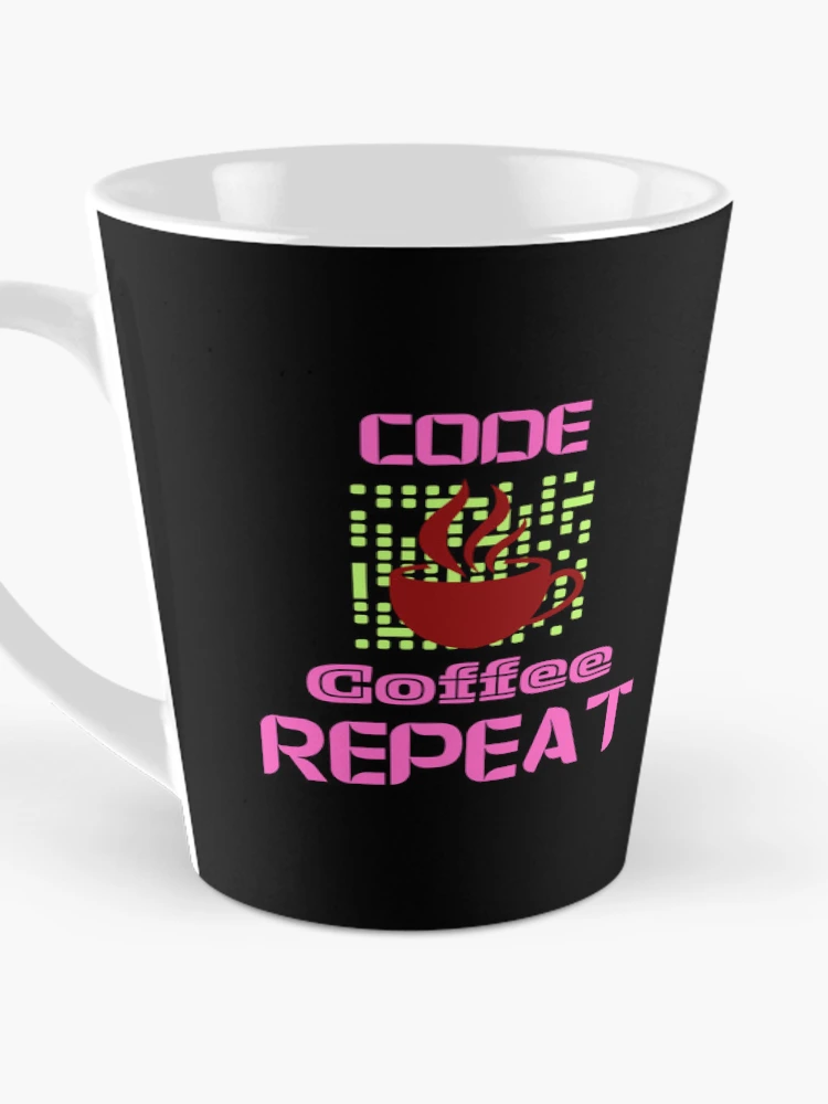 Thumbnail 3 of 4, Coffee Mug, computer engineer programmer coding tech coffee code pink designed and sold by DesignYourWaystore.