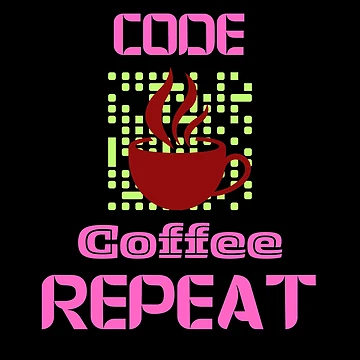 Artwork thumbnail, computer engineer programmer coding tech coffee code pink by DesignYourWaystore