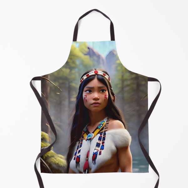 Item preview, Native American Girl In The Forest designed and sold by TheArtOfPat.
