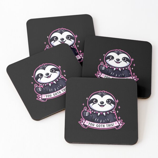 Item preview, Goth Sloth Believes In You! You Goth This! designed and sold by Trashkrush.