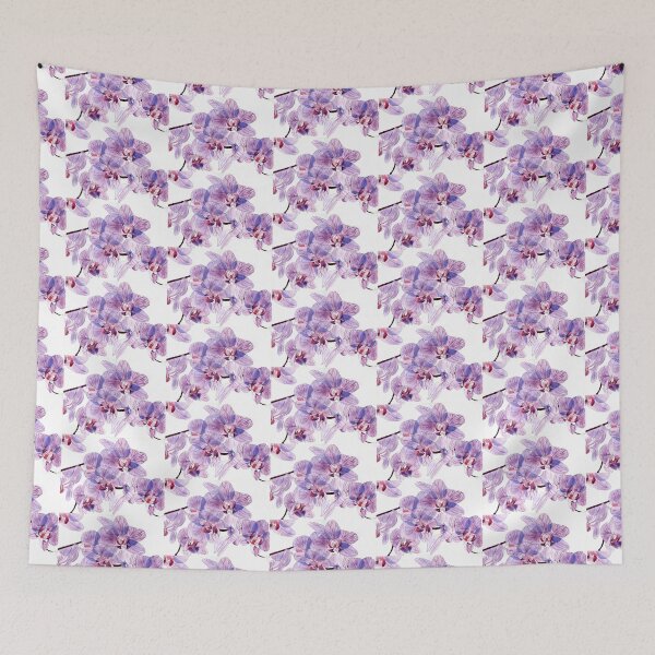 Item preview, Original Watercolour painting of Pink and Lilac Orchids designed and sold by esvb.