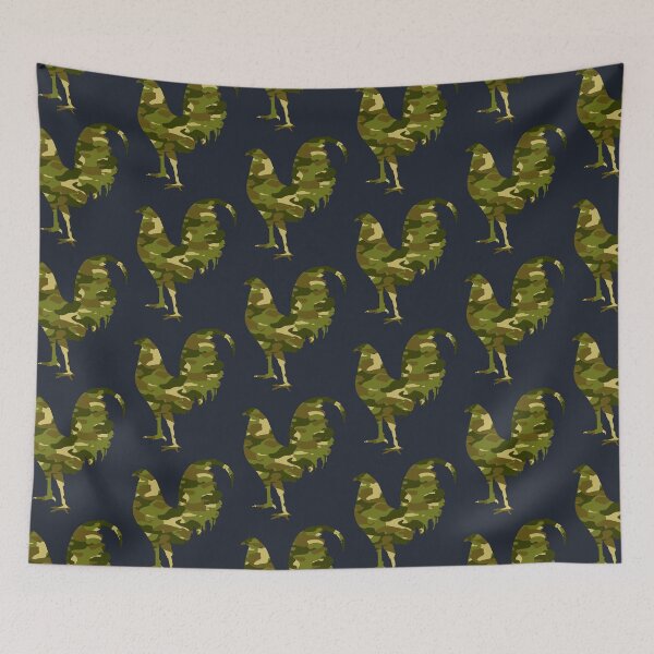 Item preview, Camouflage Rooster designed and sold by elizaldesigns.