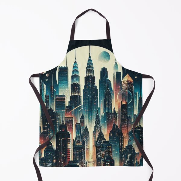 Item preview, FUTURISTIC CITYSCAPE designed and sold by BootsNCatsStore.