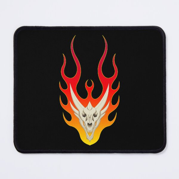 Item preview, Flaming Dragon Skull designed and sold by JakeBurner.