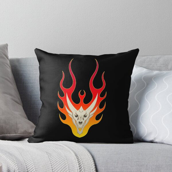 Item preview, Flaming Dragon Skull designed and sold by JakeBurner.