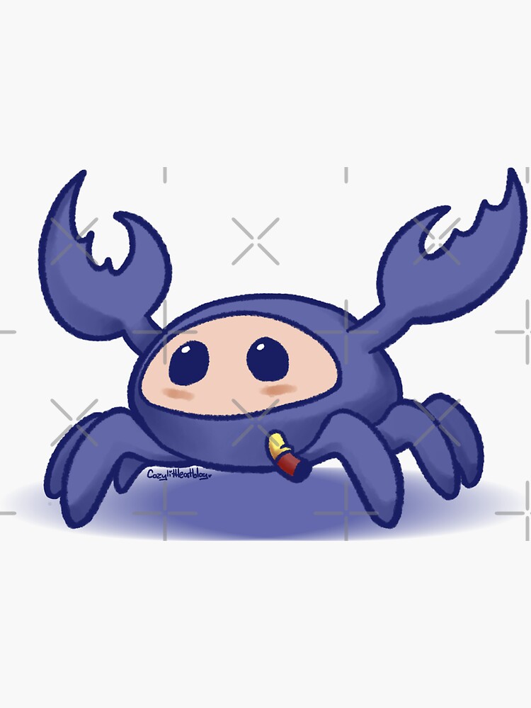 "Team Fortress 2 BLU Spycrab" Sticker for Sale by Galaxxi Redbubble