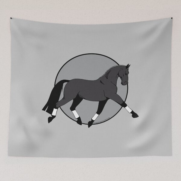 Item preview, Gray Dressage Circle designed and sold by DappledMoon.