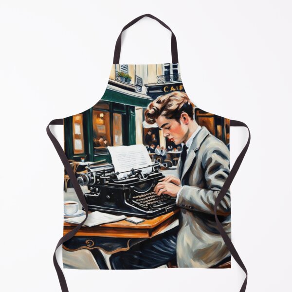 Item preview, Writer at Paris cafe  designed and sold by JackFreestone.
