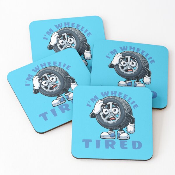 Item preview, Cute I'm Wheelie Tired Pun designed and sold by TwistedRabbit12.