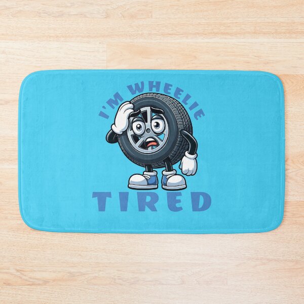 Item preview, Cute I'm Wheelie Tired Pun designed and sold by TwistedRabbit12.