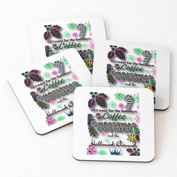 Item preview, Goth Coffee, Goth Christmas Cookies, and Goth Hallmark Channel Magic ✨☕ designed and sold by Earth Nature Creations.