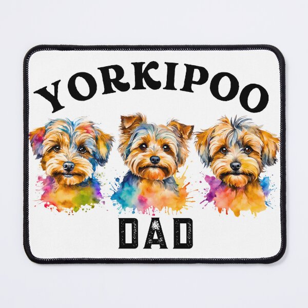 Item preview, Yorkipoo Dad Watercolor designed and sold by Fredster1966.