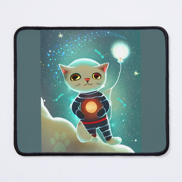 Item preview, White cat on a cloud designed and sold by Astralia.
