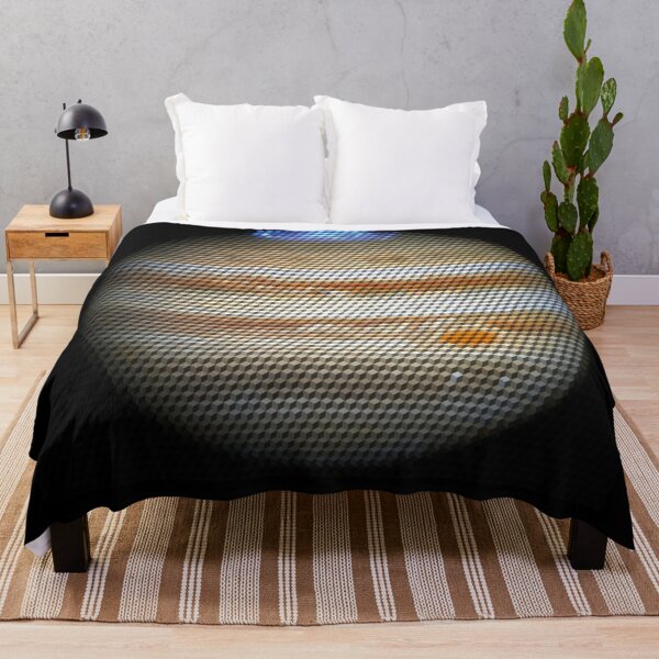 Item preview, Hubble Captures Auroras in Jupiter’s Atmosphere Nasa 3D Cubes Low Poly Art designed and sold by SpiroJo.