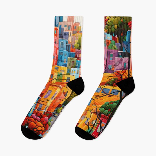 Item preview, Vibrant Vistas: San Francisco's Urban Canvas designed and sold by X4eArtist.