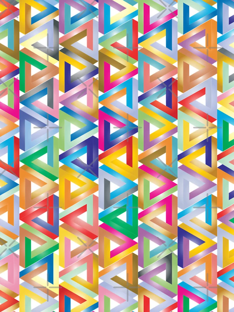 Thumbnail 4 of 4, iPhone Case, Triangle Pattern designed and sold by MakeWayDesign.
