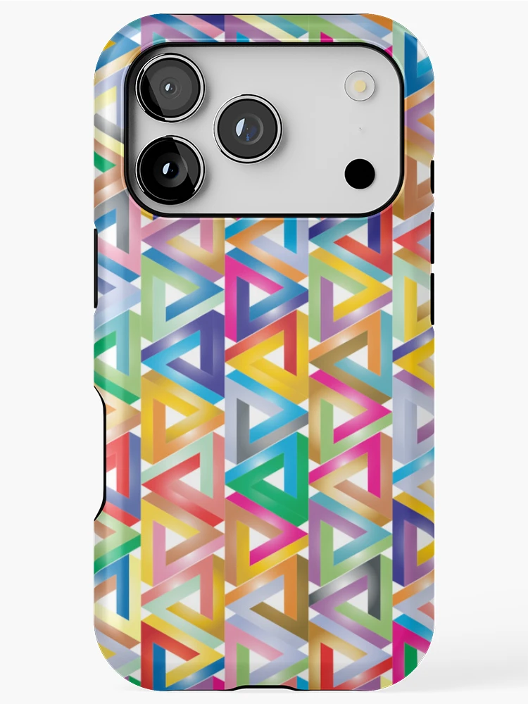 Thumbnail 1 of 4, iPhone Case, Triangle Pattern designed and sold by MakeWayDesign.