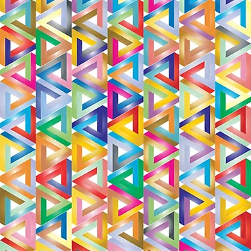 Artwork thumbnail, Triangle Pattern by MakeWayDesign