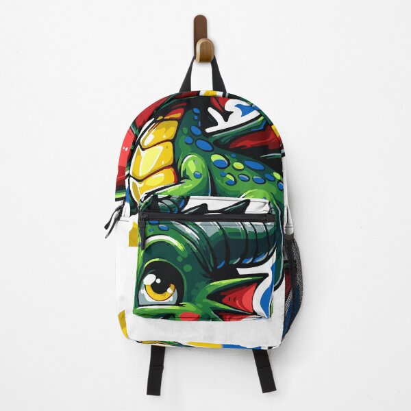 Item preview, Christmas and New Year 2024 with Roaring Laughter - Funny Dragon With Ukrainian Flag designed and sold by Aide.