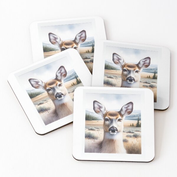 Item preview, Wilderness Deer Head  designed and sold by CharmStudio.