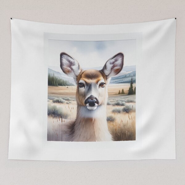 Item preview, Wilderness Deer Head  designed and sold by CharmStudio.