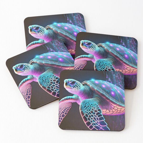 Item preview, Neon Bioluminescent Sea Turtle designed and sold by JohnXD247.