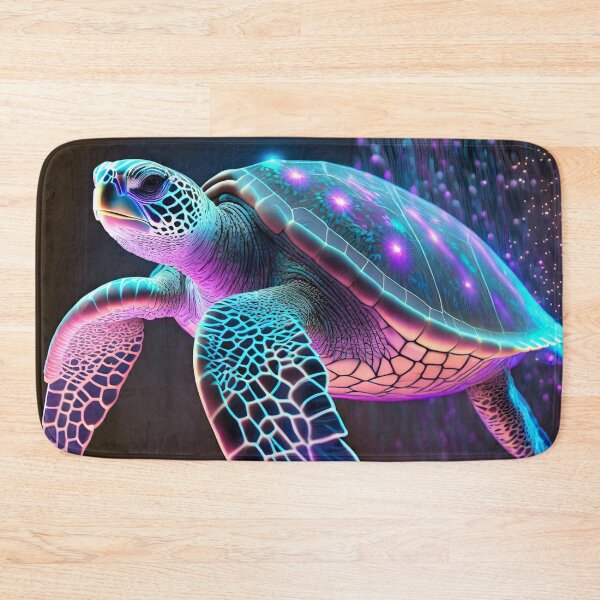 Item preview, Neon Bioluminescent Sea Turtle designed and sold by JohnXD247.