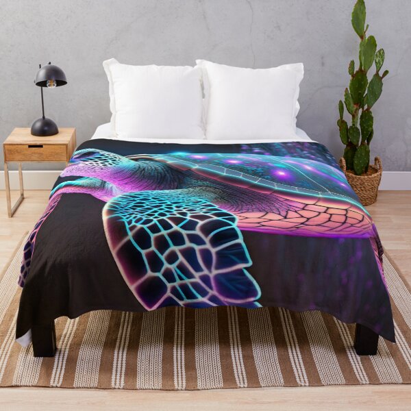 Item preview, Neon Bioluminescent Sea Turtle designed and sold by JohnXD247.
