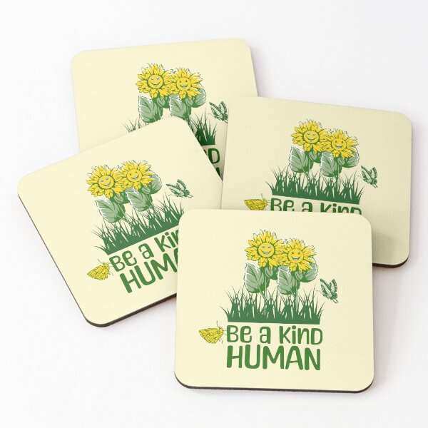 Item preview, Be a Kind Human, Sunflower Design, Positivity, Butterfly Design designed and sold by Blinkwater Designs.