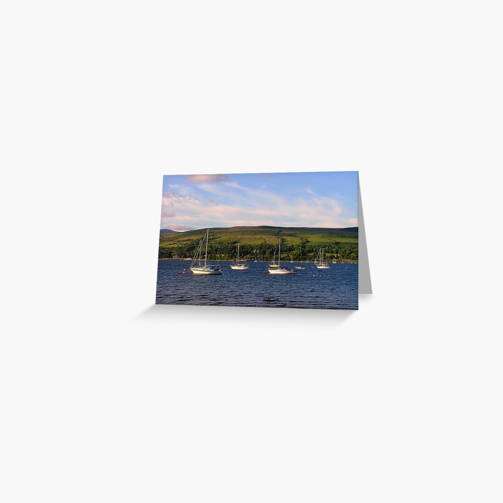 View across the Gareloch Greeting Card