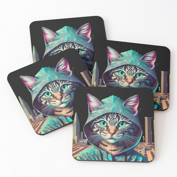 Item preview, Hacker Cat designed and sold by MillenniumDrip.