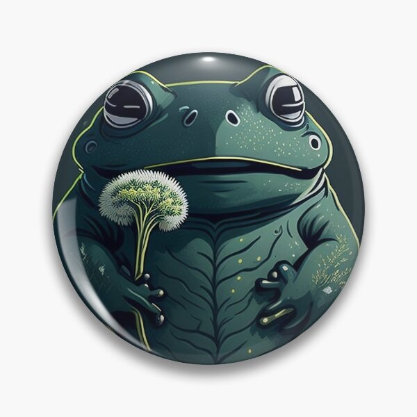 Item preview, Fat Frog with Dandelion designed and sold by SnapKit.