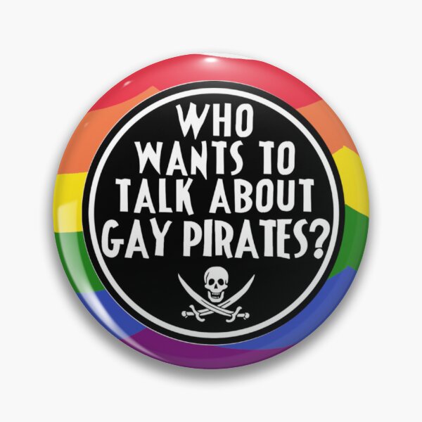 Item preview, Gay Pirate fanatics, unite! designed and sold by dustonmyboots.