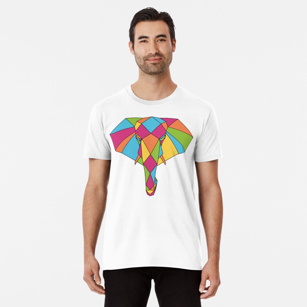 Elephant Mosaic Premium T-Shirt