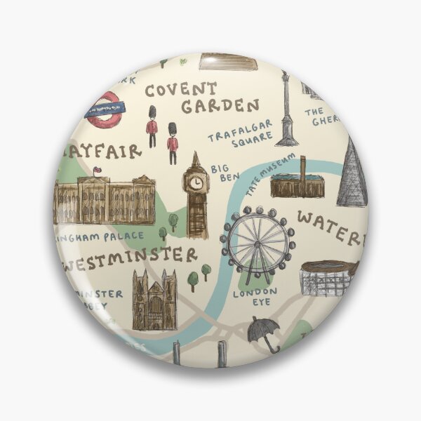 Item preview, Map of London designed and sold by Those Pencil Shavings.