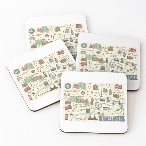 Item preview, Map of London designed and sold by Those Pencil Shavings.