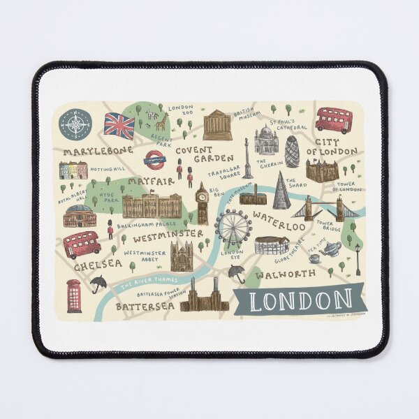 Item preview, Map of London designed and sold by Those Pencil Shavings.