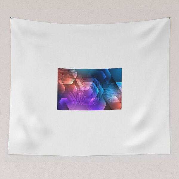 Item preview, Abstract Overlapping Forms Wallpaper designed and sold by hjian8219.