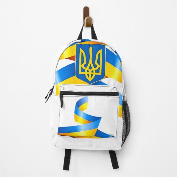 Item preview, Ukrainian Christmas Tree Featuring Flag and Coat of Arms Trident designed and sold by Aide.